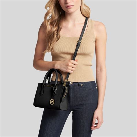 michael kors sheila small faux saffiano leather satchel